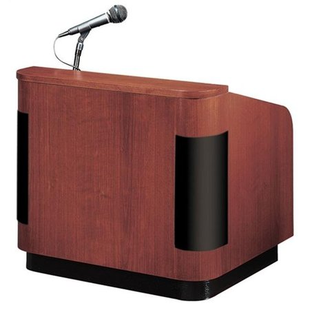 OKLAHOMA SOUND Oklahoma Sound 950-MY-WT Veneer Contemporary Table Lectern With Sound-Mahogany-Walnut 950/901-MY/WT